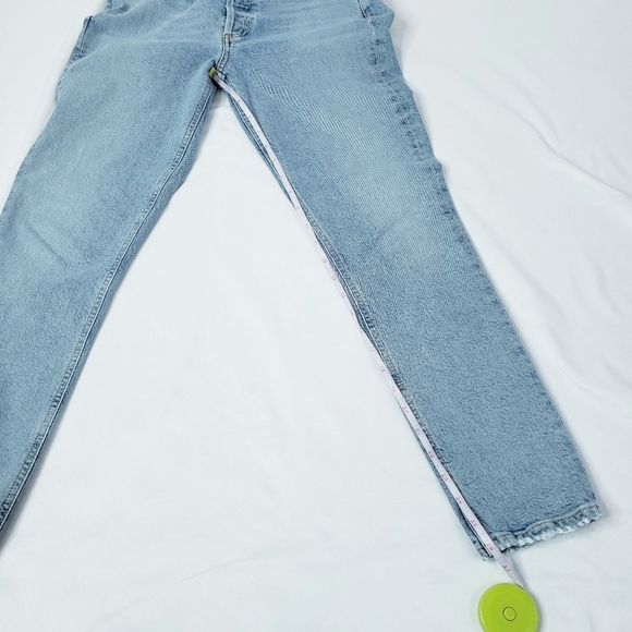 Agolde Nico High Rise Slim Jeans Cliffside Wash Denim Size 26 - Picture 6 of 12
